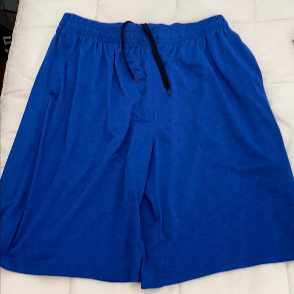 Mens Above The Rim Blue XL BASKETBALL shorts